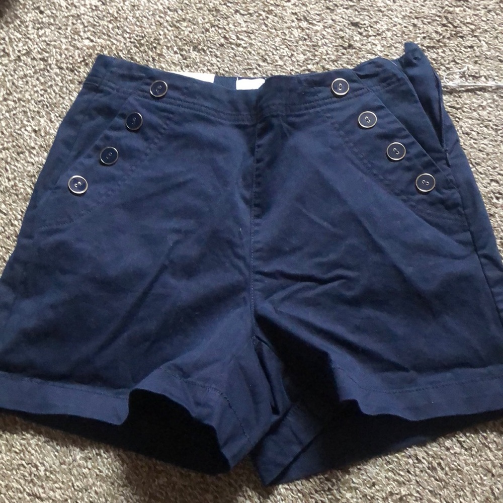 Blue shorts